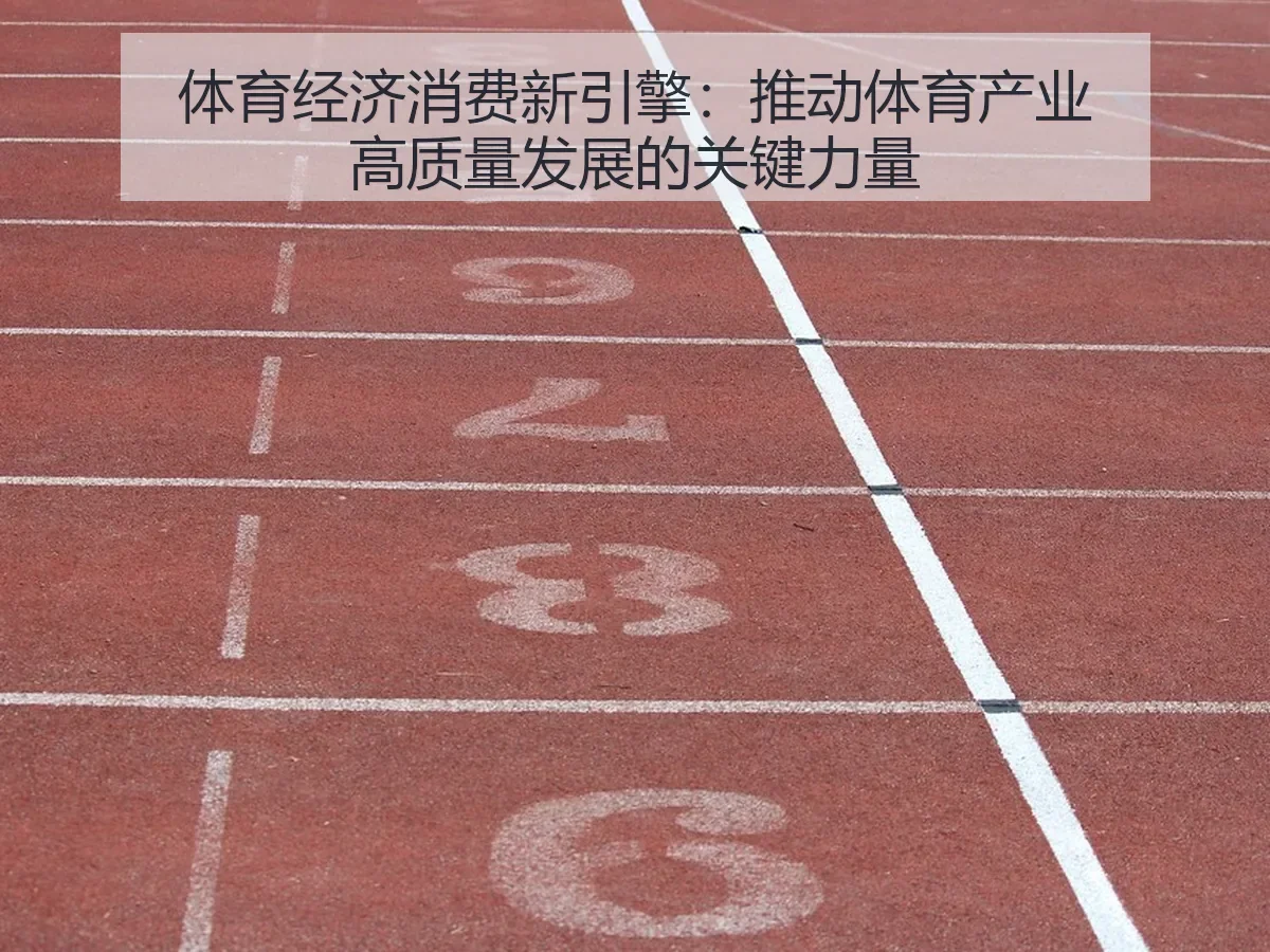 体育经济消费新引擎：推动体育产业高质量发展的关键力量